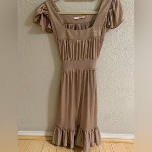 Gold short Betsey Johnson dress